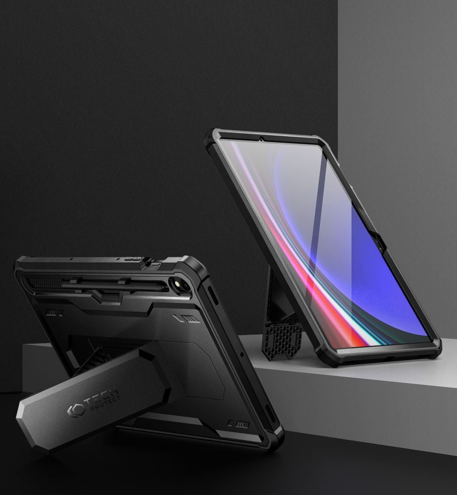 COUVERTURE / ÉTUI POUR SAMSUNG GALAXY TAB S9 11.0 X710 / X716B TECH-PROTECT KEVLAR PRO NOIR