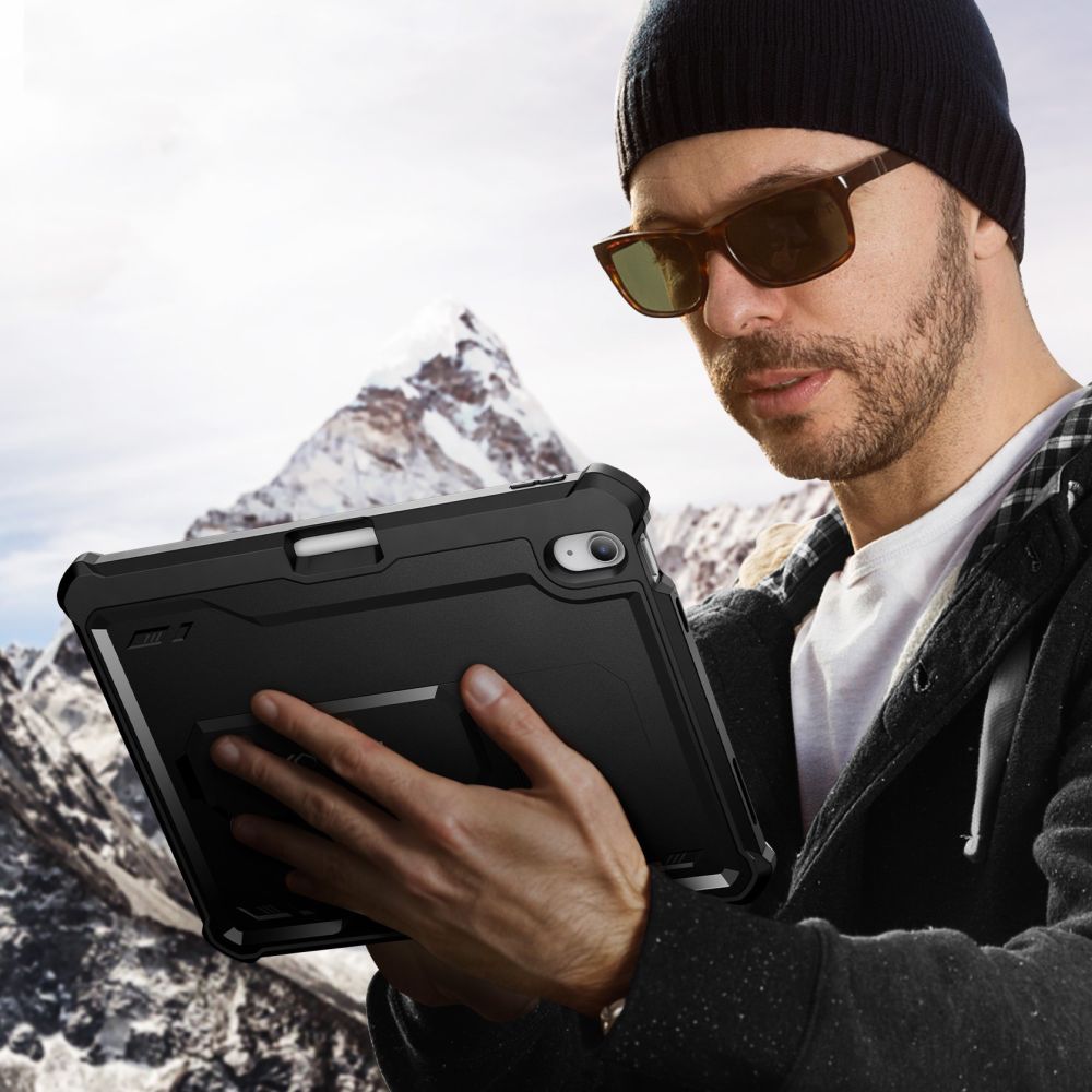 COUVERTURE / ÉTUI POUR IPAD 10,9” 10 / 2022 / 11” 11 / 2025 TECH-PROTECT KEVLAR PRO NOIR
