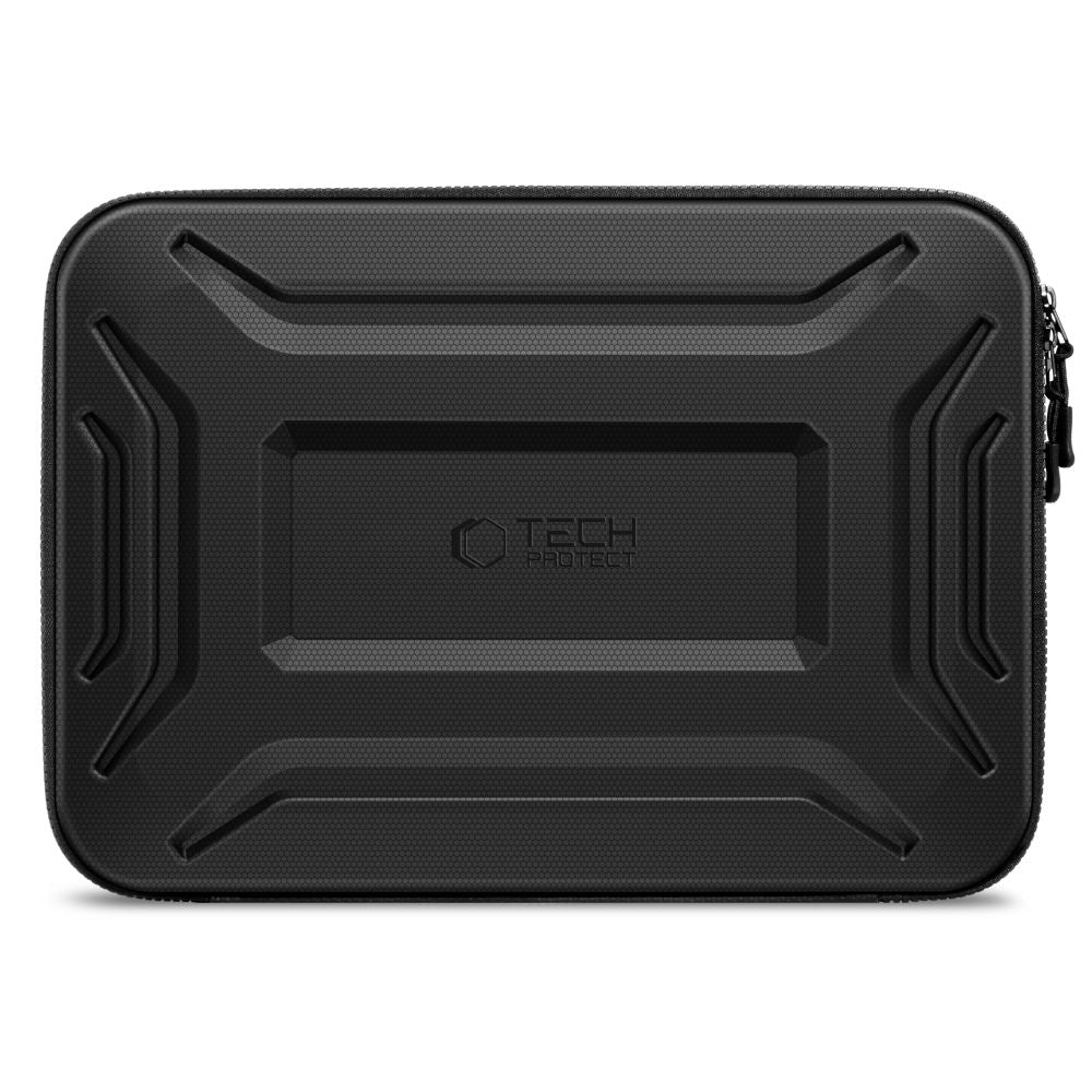 COQUE RÉSISTANTE TECH-PROTECT KEVLAR POUR ORDINATEUR PORTABLE 13-14 NOIR