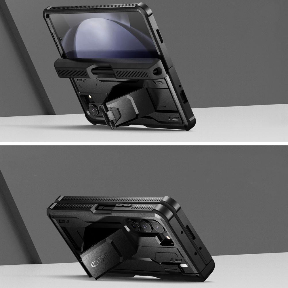 COUVERTURE TECH-PROTECT KEVLAR PRO PEN GALAXY Z FOLD 5 NOIR