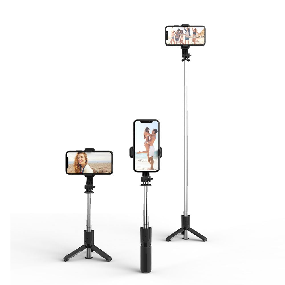 BÂTON SELFIE TECH-PROTECT L02S TRÉPIED SELFIE SANS FIL NOIR
