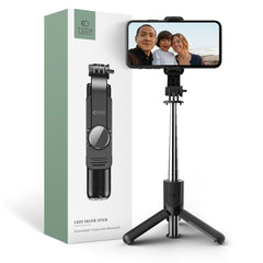 BÂTON SELFIE TECH-PROTECT L02S TRÉPIED SELFIE SANS FIL NOIR