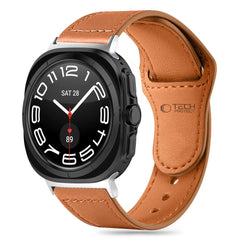 BRACELET TECH-PROTECT LEATHERFIT SAMSUNG GALAXY WATCH ULTRA (47 MM) MARRON