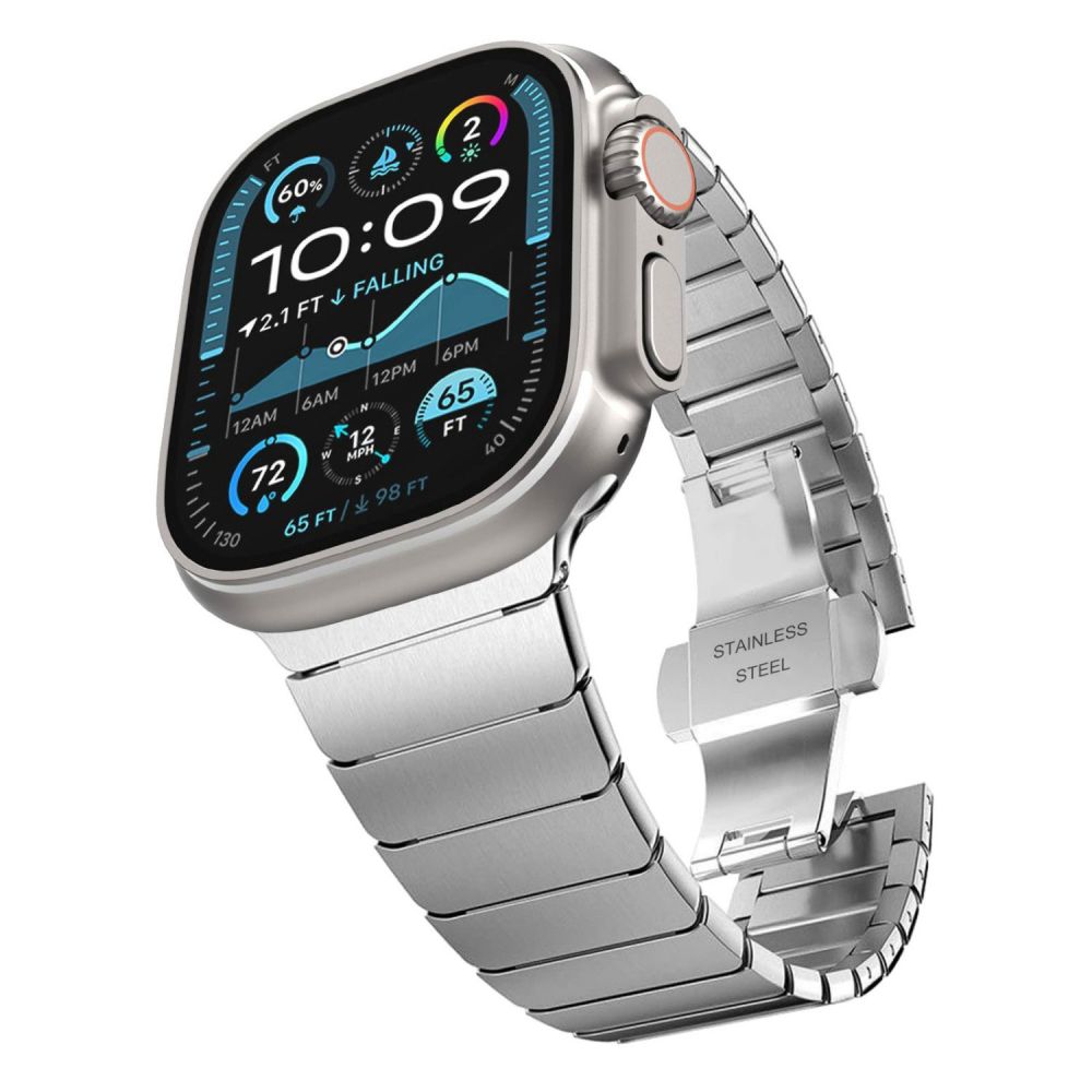 TECH-PROTECT LINKBAND APPLE WATCH 6 / 7 / 8 / 9 / 10 / SE / ULTRA 1 / 2 (44 / 45 / 46 / 49 MM) ARGENT