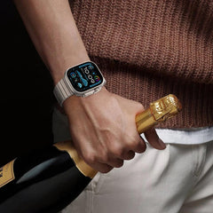 TECH-PROTECT LINKBAND APPLE WATCH 6 / 7 / 8 / 9 / 10 / SE / ULTRA 1 / 2 (44 / 45 / 46 / 49 MM) ARGENT