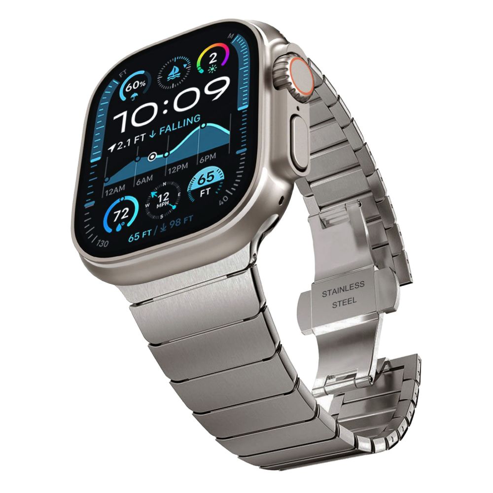 TECH-PROTECT LINKBAND APPLE WATCH 6 / 7 / 8 / 9 / 10 / SE / ULTRA 1 / 2 (44 / 45 / 46 / 49 MM) TITANE