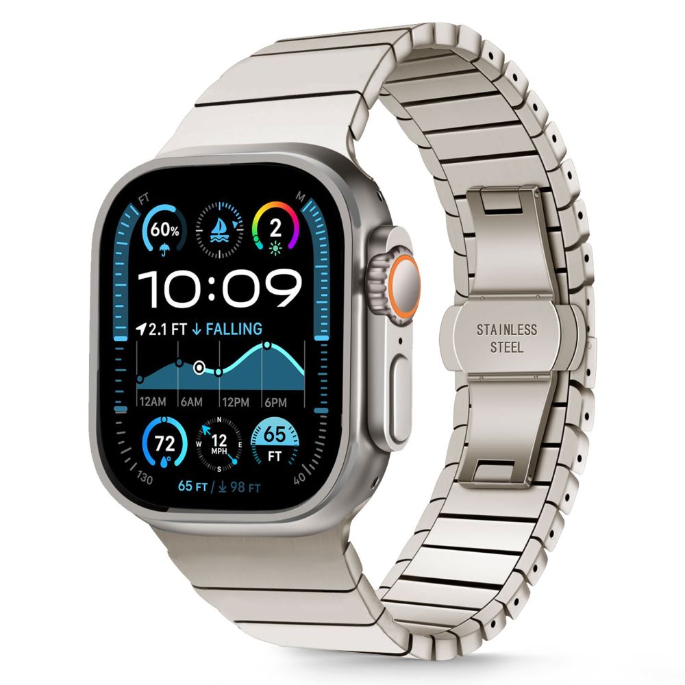 TECH-PROTECT LINKBAND APPLE WATCH 6 / 7 / 8 / 9 / 10 / SE / ULTRA 1 / 2 (44 / 45 / 46 / 49 MM) TITANE