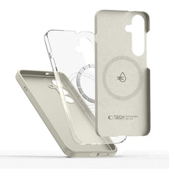 COUVERTURE TECH-PROTECT LIQUID SILICONE MAGSAFE GALAXY S25 COSMIC LATTE
