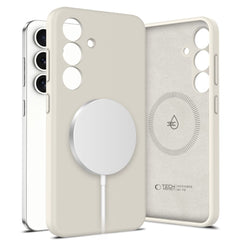 COUVERTURE TECH-PROTECT LIQUID SILICONE MAGSAFE GALAXY S25 COSMIC LATTE