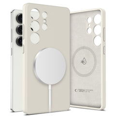 COUVERTURE TECH-PROTECT LIQUID SILICONE MAGSAFE GALAXY S25 ULTRA COSMIC LATTE
