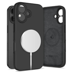 COQUE TECH-PROTECT LIQUID SILICONE MAGSAFE IPHONE 16 NOIR