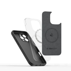 COUVERTURE TECH-PROTECT LIQUID SILICONE MAGSAFE IPHONE 16 PRO MAX NOIR