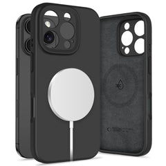 COUVERTURE TECH-PROTECT LIQUID SILICONE MAGSAFE IPHONE 16 PRO MAX NOIR