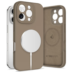 COQUE TECH-PROTECT LIQUID SILICONE MAGSAFE IPHONE 16 PRO MAX MARRON CHOCOLAT