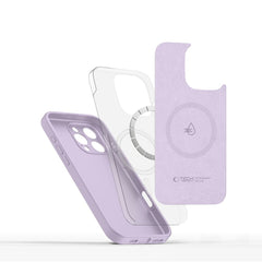 COUVERTURE TECH-PROTECT LIQUID SILICONE MAGSAFE IPHONE 16 PRO MAX MAUVE