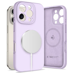 COUVERTURE TECH-PROTECT LIQUID SILICONE MAGSAFE IPHONE 16 PRO MAX MAUVE