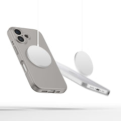 COUVERTURE TECH-PROTECT LIQUID SILICONE MAGSAFE IPHONE 16 GRIS PIERRE