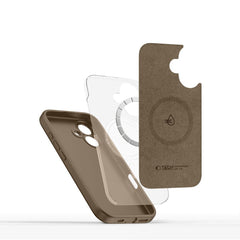 COQUE TECH-PROTECT LIQUID SILICONE MAGSAFE IPHONE 16E MARRON CHOCOLAT