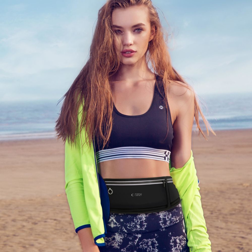 TECH-PROTECT M3 SAC DE CEINTURE UNIVERSEL SPORT NOIR