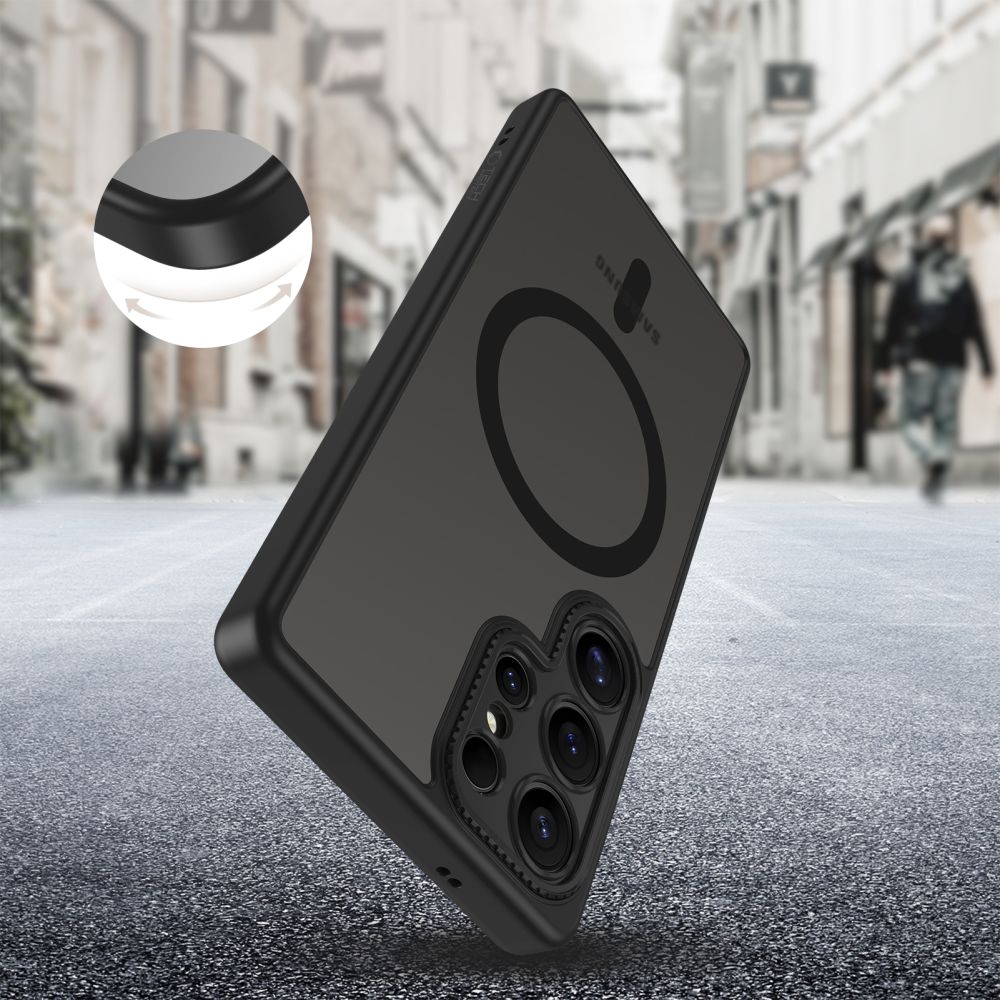 COUVERTURE TECH-PROTECT MAGCAM MAGSAFE GALAXY S25 ULTRA NOIR MAT