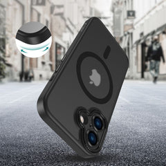 COQUE POUR IPHONE 16 TECH-PROTECT MAGCAM MAGSAFEMATTE NOIRE