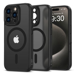COQUE POUR IPHONE 16 PRO TECH-PROTECT MAGCAM MAGSAFE NOIR MAT