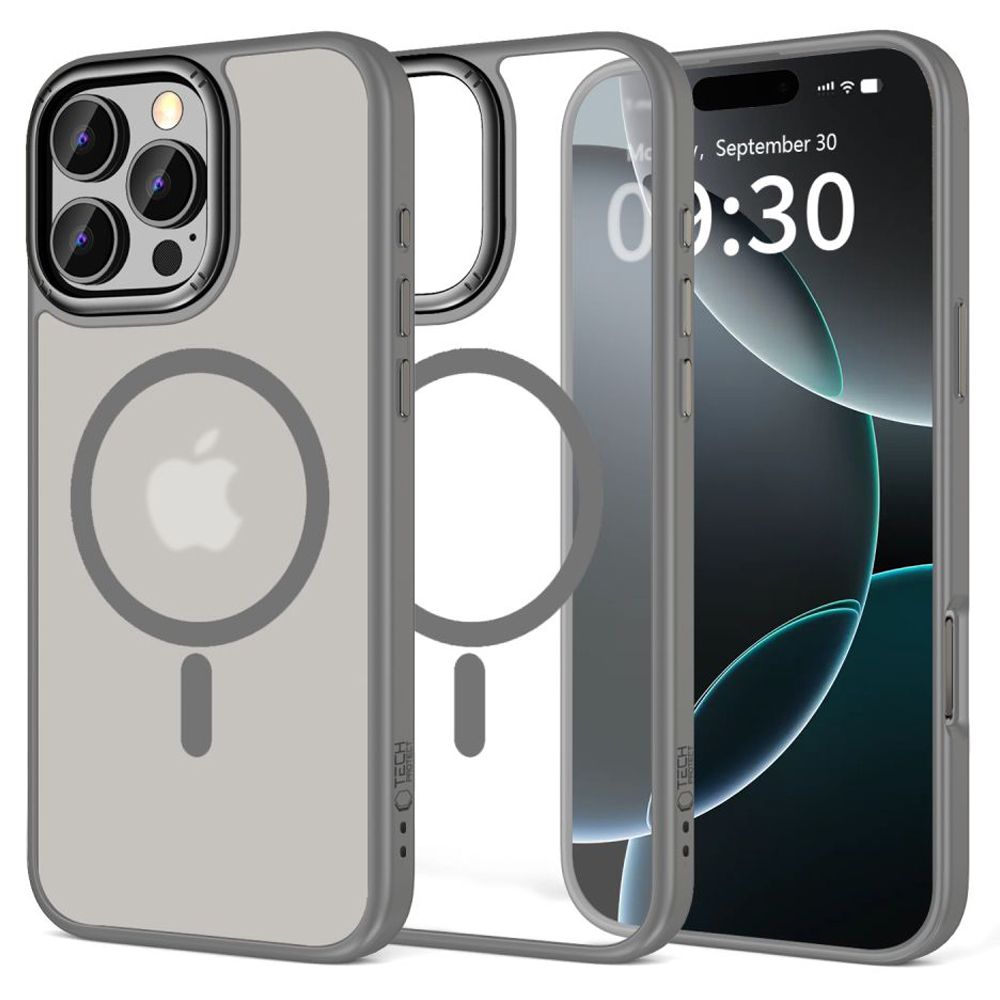 COUVERTURE TECH-PROTECT MAGEDGE MAGSAFE IPHONE 16 PRO MAX TITANE/ACIER GUNMETAL