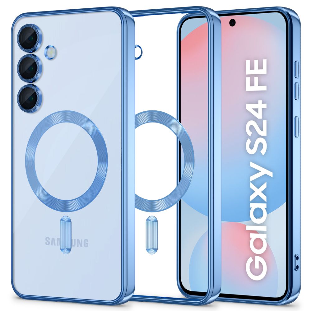 COUVERTURE TECH-PROTECT MAGFLEX MAGSAFE GALAXY S24 FE BLEU MARIN