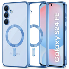 COUVERTURE TECH-PROTECT MAGFLEX MAGSAFE GALAXY S24 FE BLEU MARIN