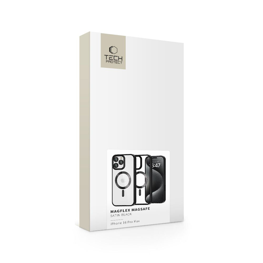TECH-PROTECT MAGFLEX MAGSAFE IPHONE 16 PRO MAX NOIR SATINÉ