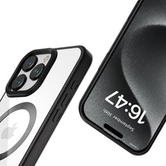 COUVERTURE TECH-PROTECT MAGFLEX MAGSAFE IPHONE 16 PRO NOIR SATINÉ