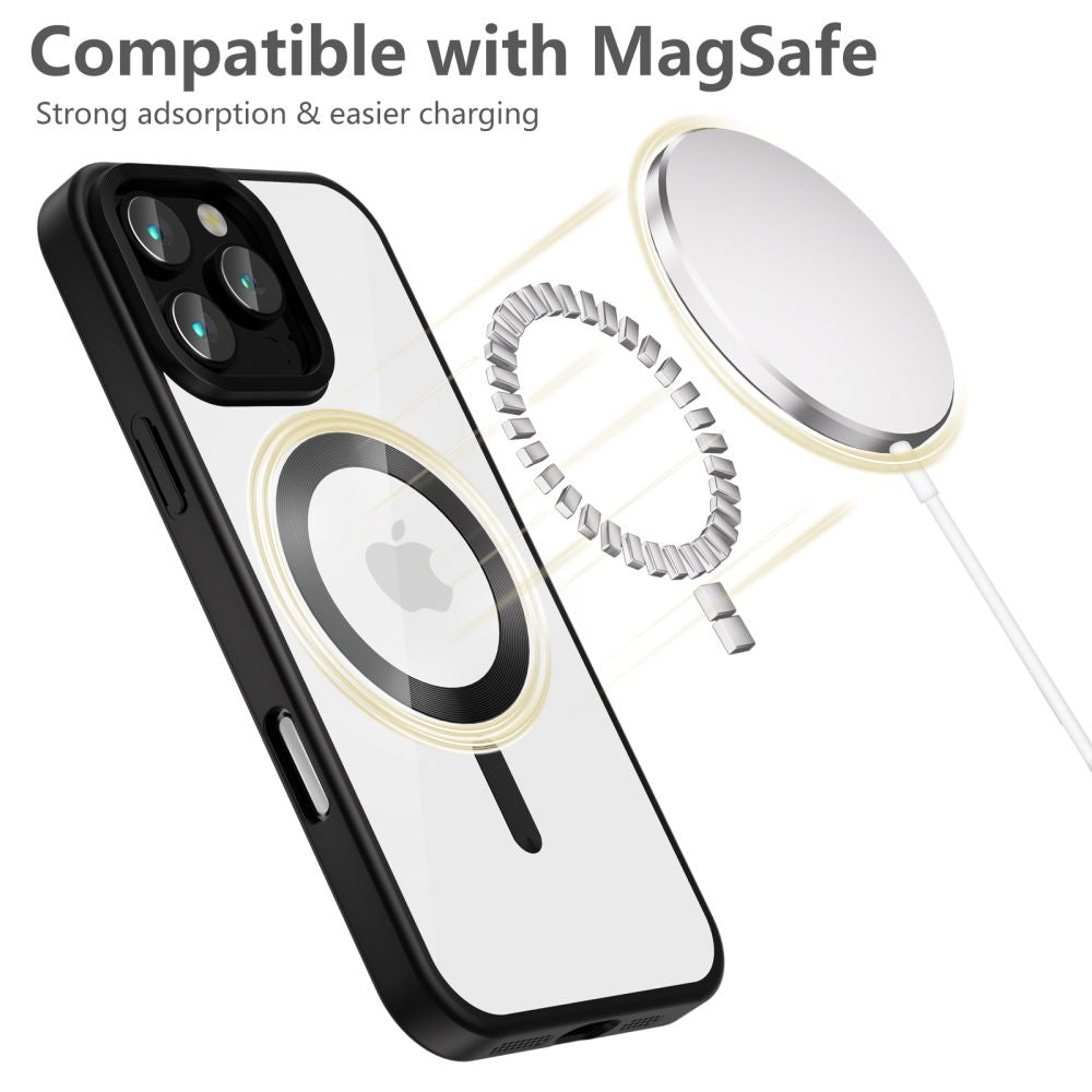 COUVERTURE TECH-PROTECT MAGFLEX MAGSAFE IPHONE 16 PRO NOIR SATINÉ