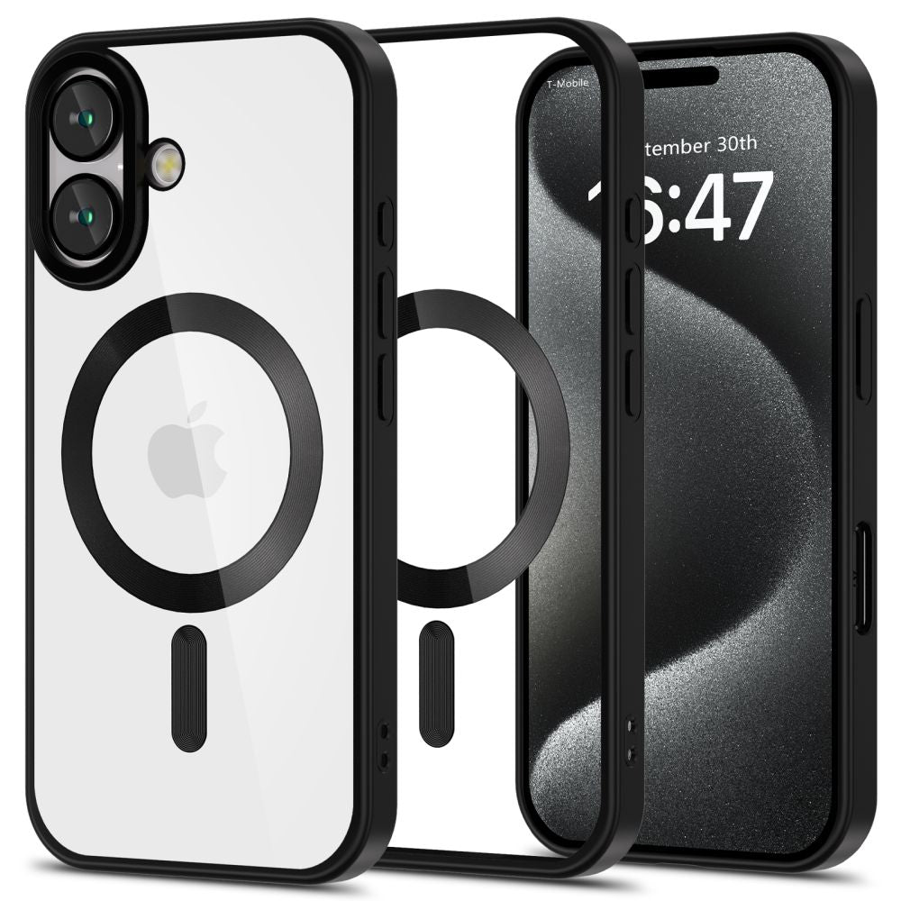 COUVERTURE TECH-PROTECT MAGFLEX MAGSAFE IPHONE 16 NOIR SATINÉ