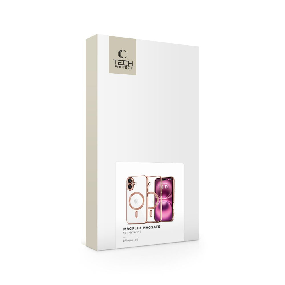 COUVERTURE TECH-PROTECT MAGFLEX MAGSAFE IPHONE 16 ROSE BRILLANT