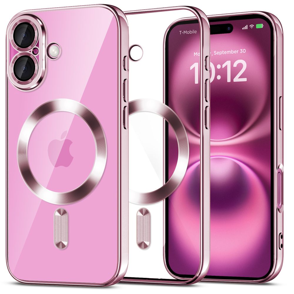 COUVERTURE TECH-PROTECT MAGFLEX MAGSAFE IPHONE 16 ROSE BRILLANT
