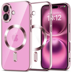 COUVERTURE TECH-PROTECT MAGFLEX MAGSAFE IPHONE 16 ROSE BRILLANT