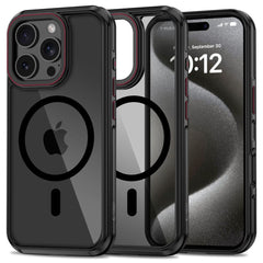 COQUE TECH-PROTECT MAGHYBRID MAGSAFE IPHONE 16 PRO NOIR/ROUGE