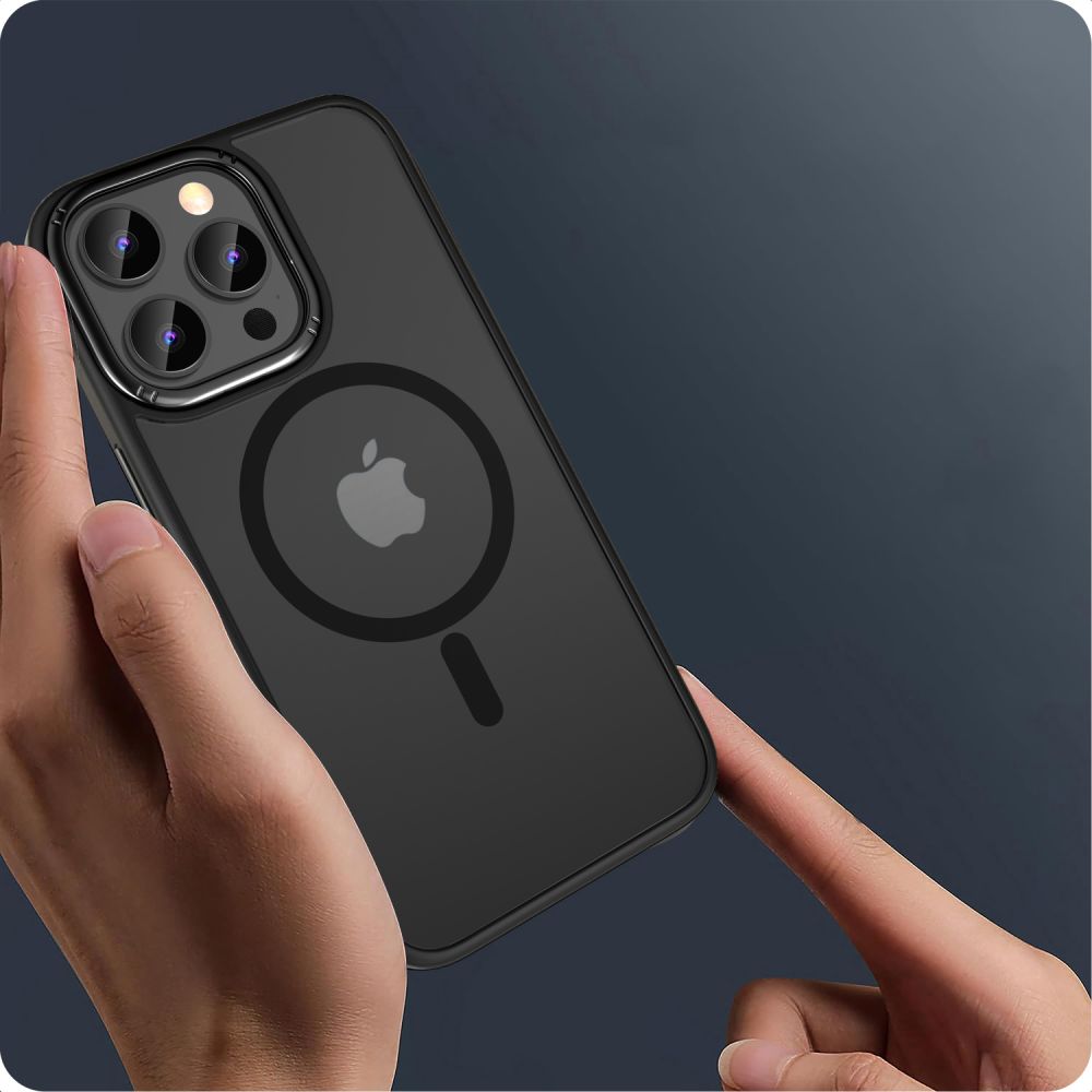 COUVERTURE TECH-PROTECT MAGMAT "2" MAGSAFE IPHONE 15 PRO MAX NOIR MAT