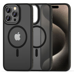 COUVERTURE TECH-PROTECT MAGMAT "2" MAGSAFE IPHONE 15 PRO MAX NOIR MAT