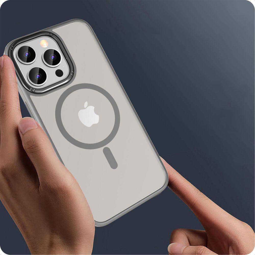 COUVERTURE TECH-PROTECT MAGMAT "2" MAGSAFE IPHONE 15 PRO MAX TITANE MAT