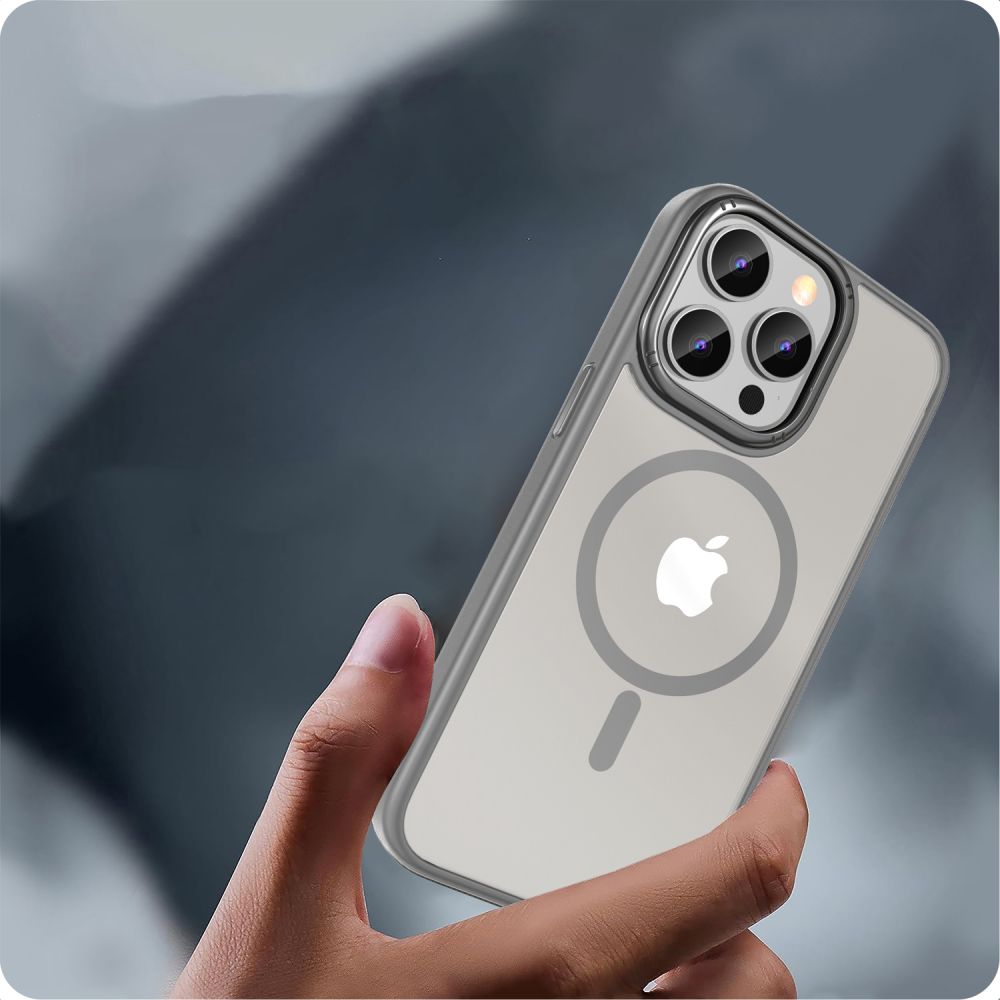 COUVERTURE TECH-PROTECT MAGMAT "2" MAGSAFE IPHONE 15 PRO MAX TITANE MAT