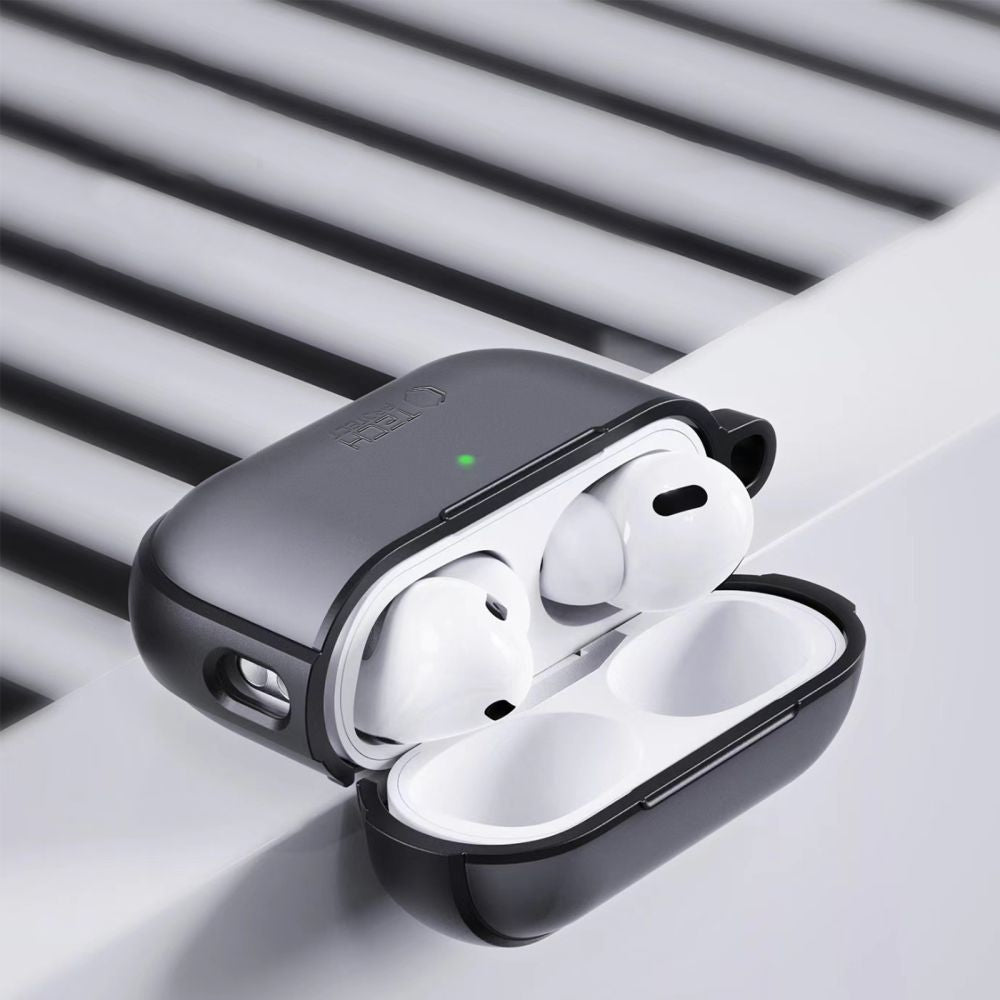 COQUE TECH-PROTECT MAGMAT APPLE AIRPODS PRO 1 / 2 NOIR MAT