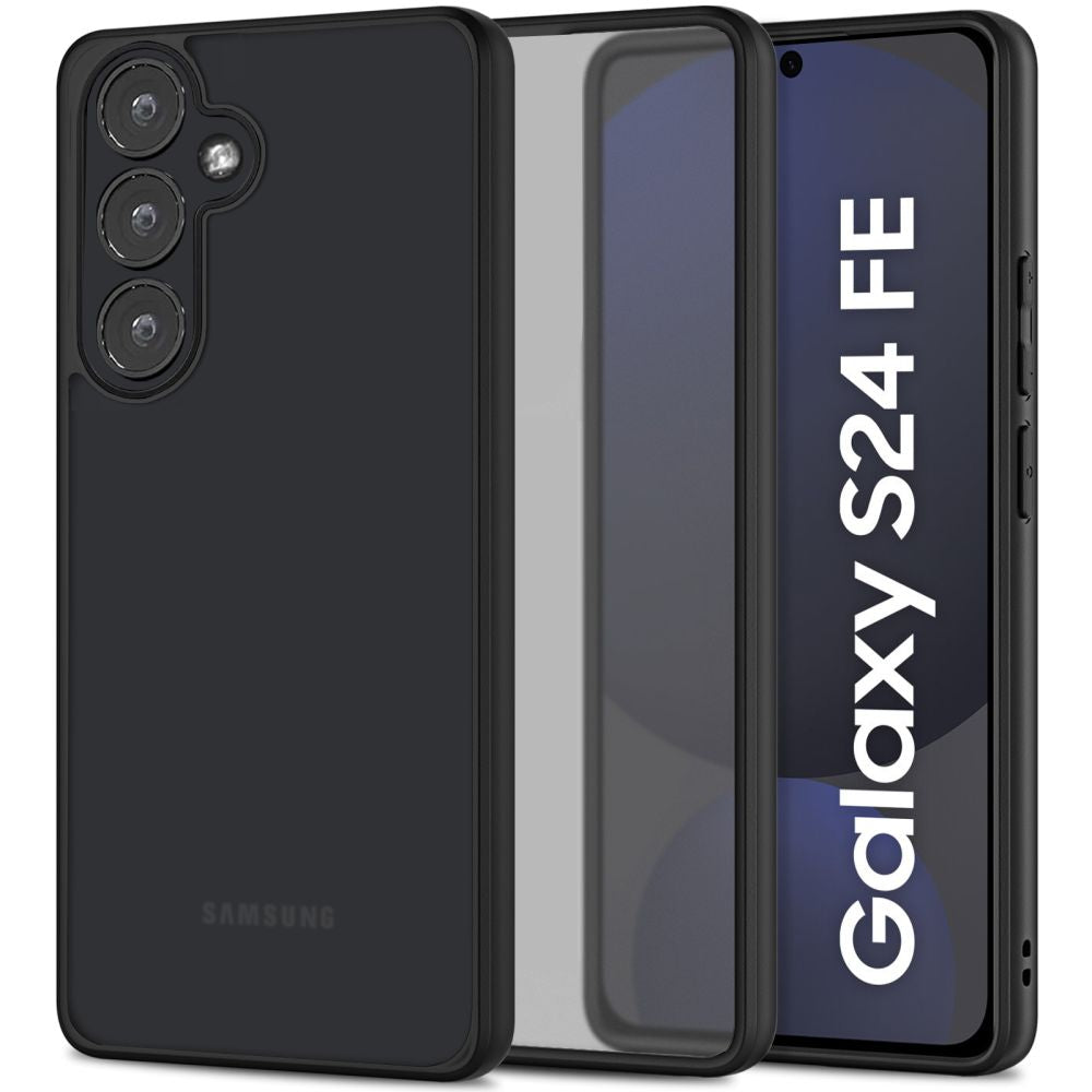 COUVERCLE TECH-PROTECT MAGMAT GALAXY S24 FE NOIR MAT