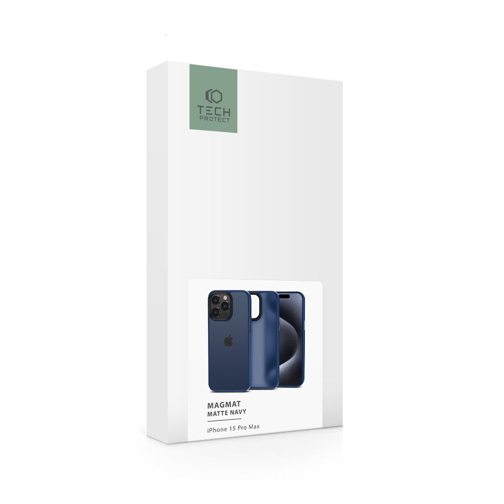 COQUE TECH-PROTECT MAGMAT IPHONE 15 PRO MAX MAT NAVY