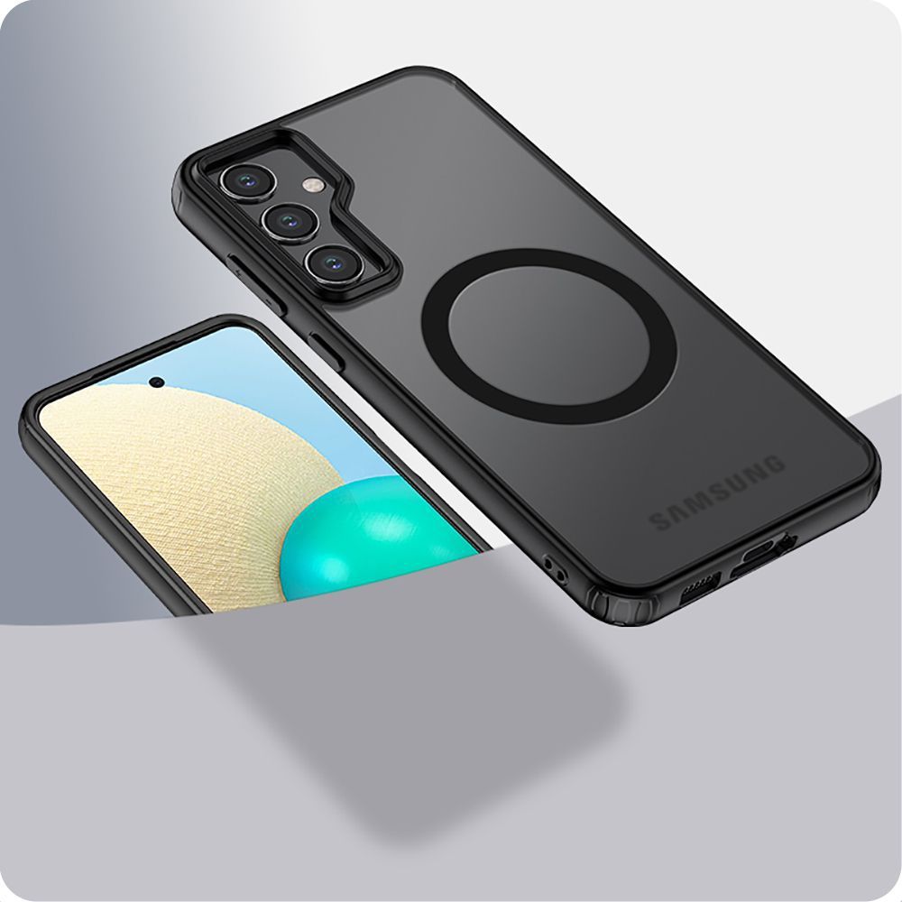 COUVERTURE TECH-PROTECT MAGMAT MAGSAFE GALAXY A35 5G NOIR MAT