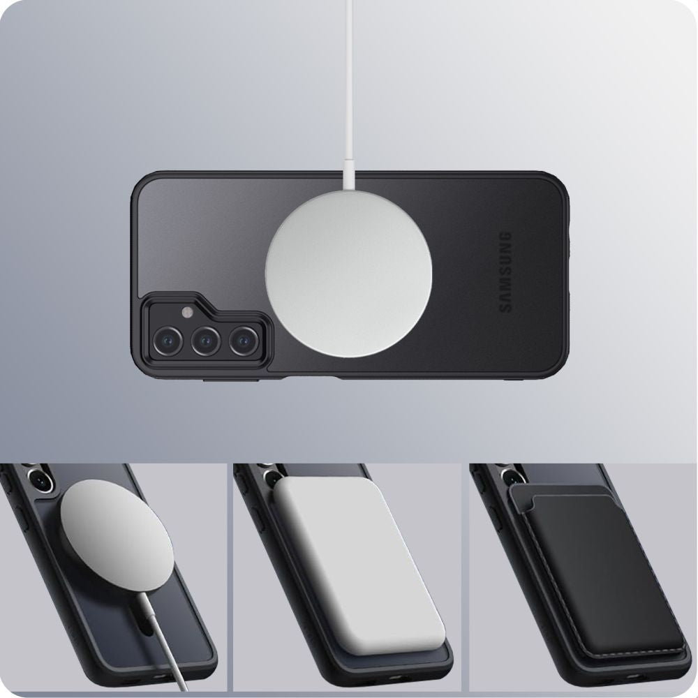 COUVERTURE TECH-PROTECT MAGMAT MAGSAFE GALAXY A35 5G NOIR MAT