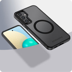 COUVERTURE TECH-PROTECT MAGMAT MAGSAFE GALAXY A55 5G NOIR MAT