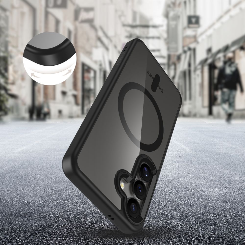TECH-PROTECT MAGMAT MAGSAFE GALAXY S25 NOIR/TRANSPARENT