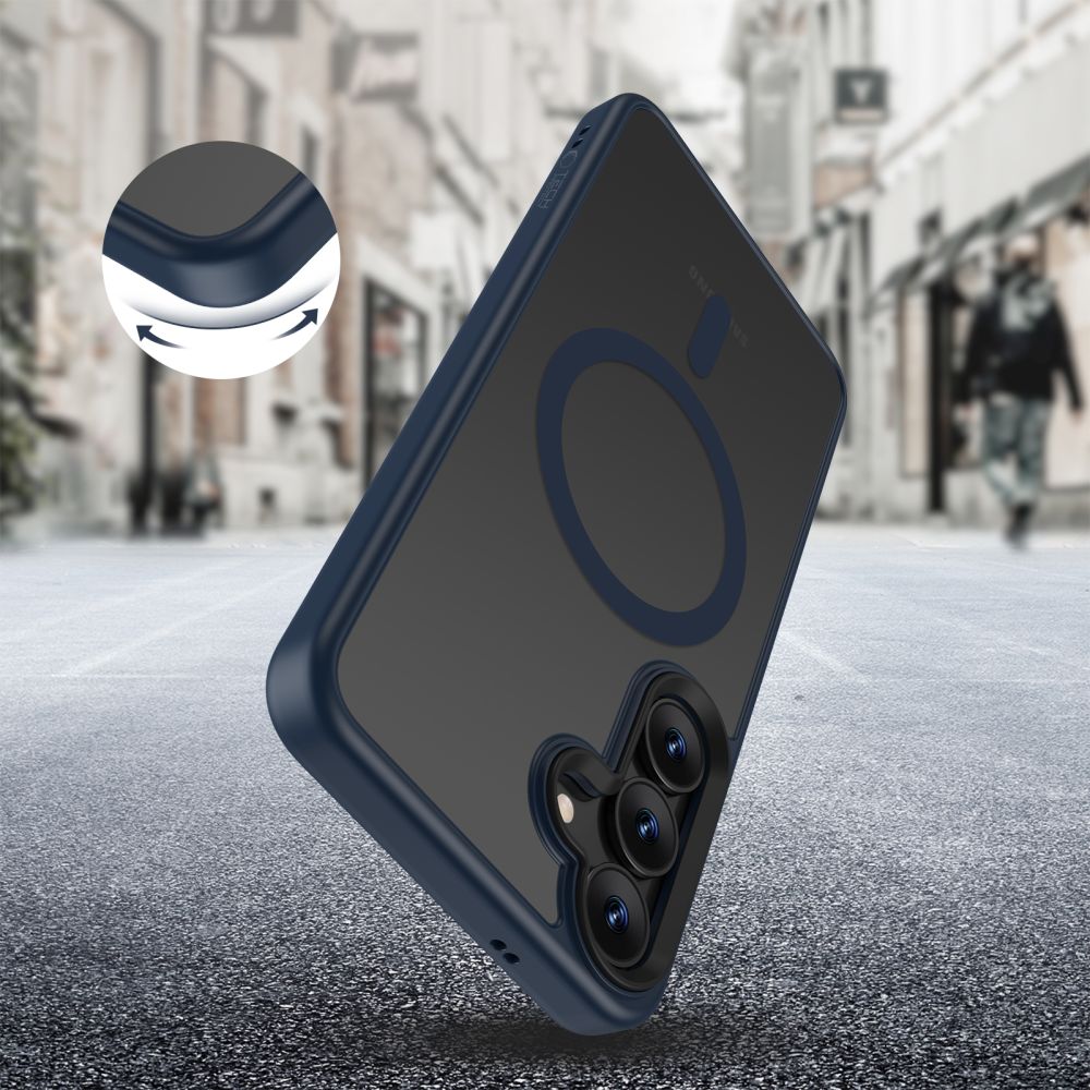 COUVERCLE TECH-PROTECT MAGMAT MAGSAFE GALAXY S25 MAT NAVY