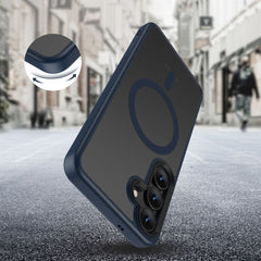 COUVERCLE TECH-PROTECT MAGMAT MAGSAFE GALAXY S25 MAT NAVY